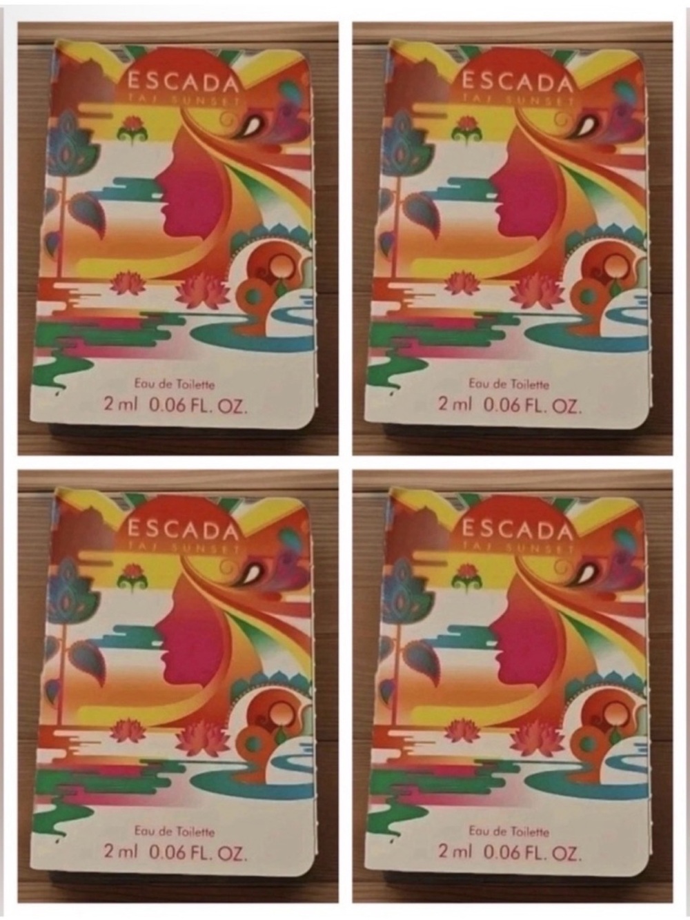 VERY RARE Escada Taj Sunset (4 Sample Vials Total)